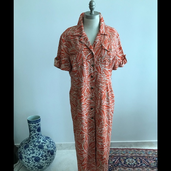 Coral Positive Attitudes Dress sz12p - Picture 3 of 10